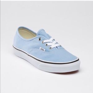 Baby Blue Vans Size 7